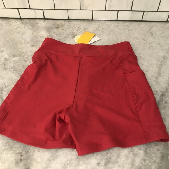 Tournesol Shorts Womens Small High Waist UPF 50 Pockets Lined Stretch Athletic - Picture 6 of 8